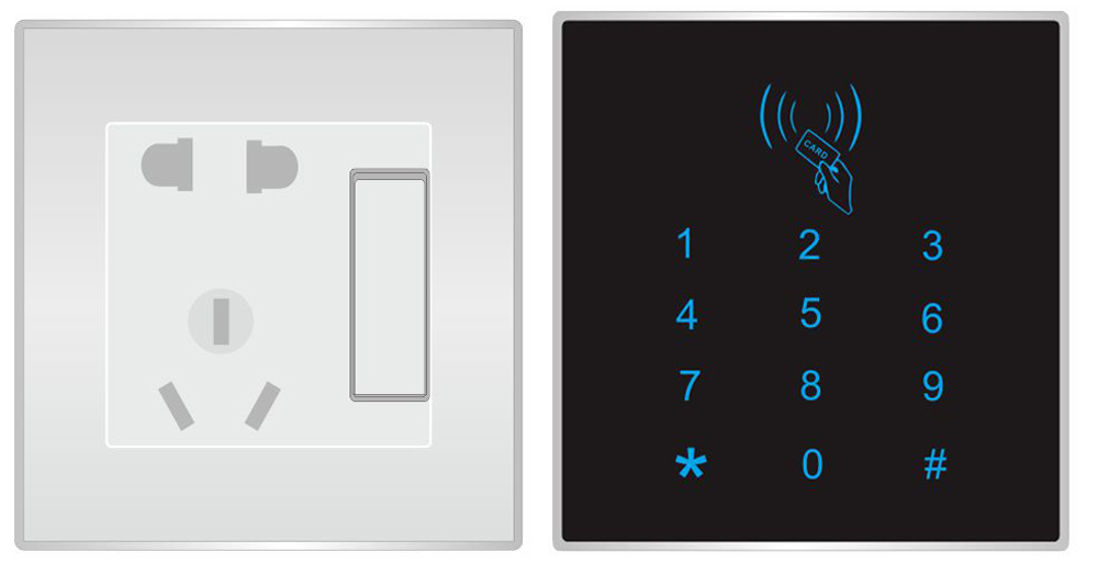 Touch Screen Light Switch T-LS-1-4