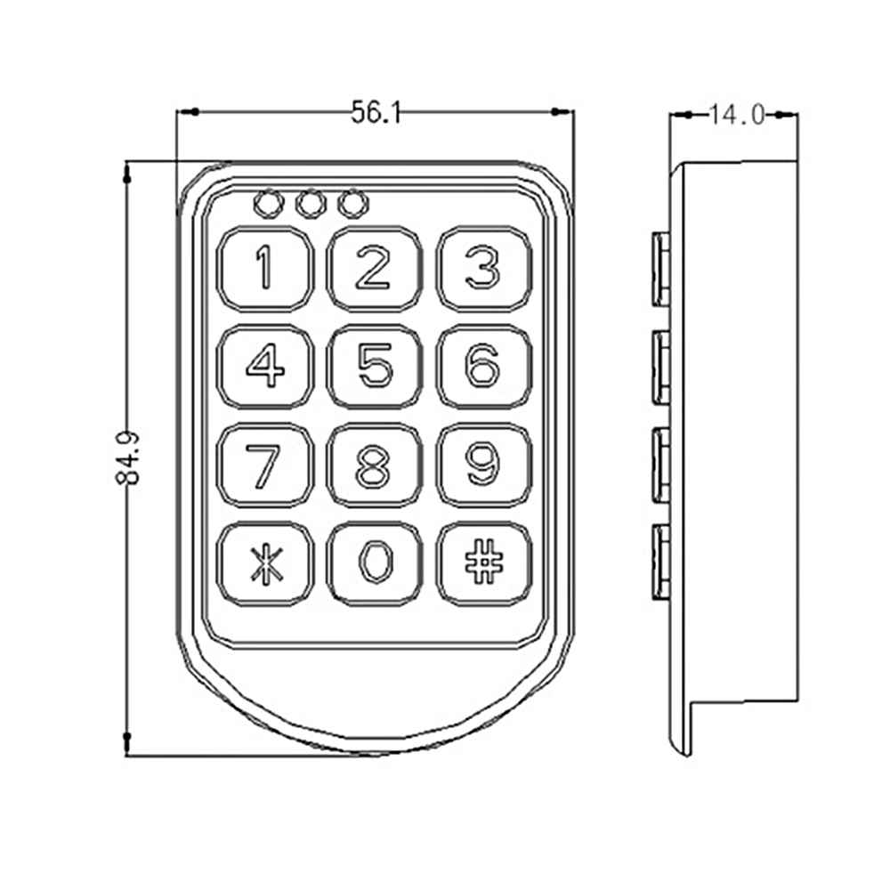 Password Locker Lock 906