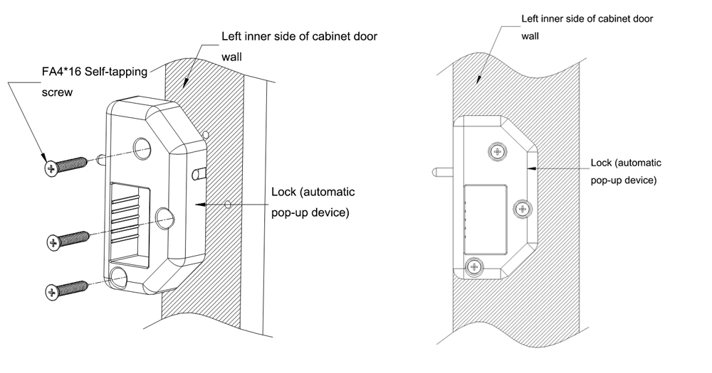 GYM Electronic RFID Locker Lock EM115