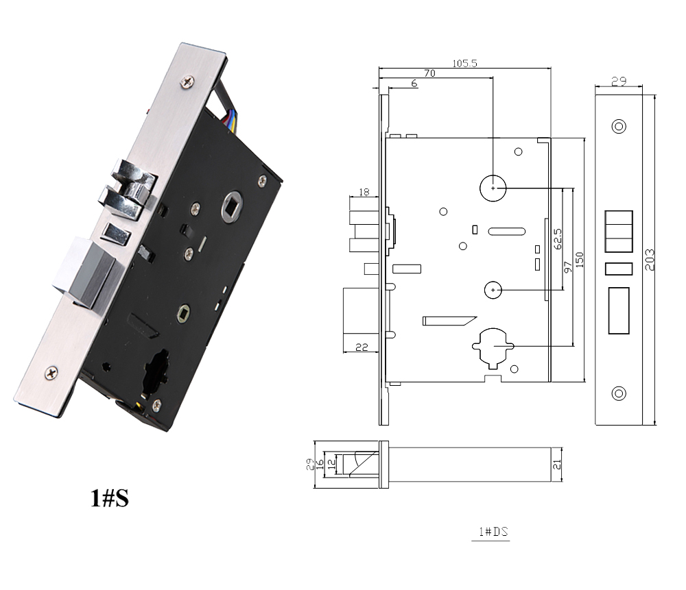 Zinc Alloy Material RFID Card Lock YFH-880