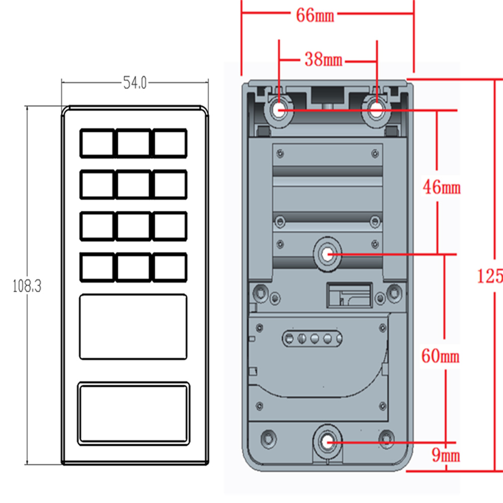 Public Password Locker Lock EMP-931