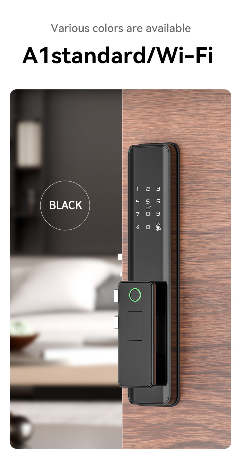 Tuya WIFI Smart Automatic Lock With Peephole YFFW-A1 PRO