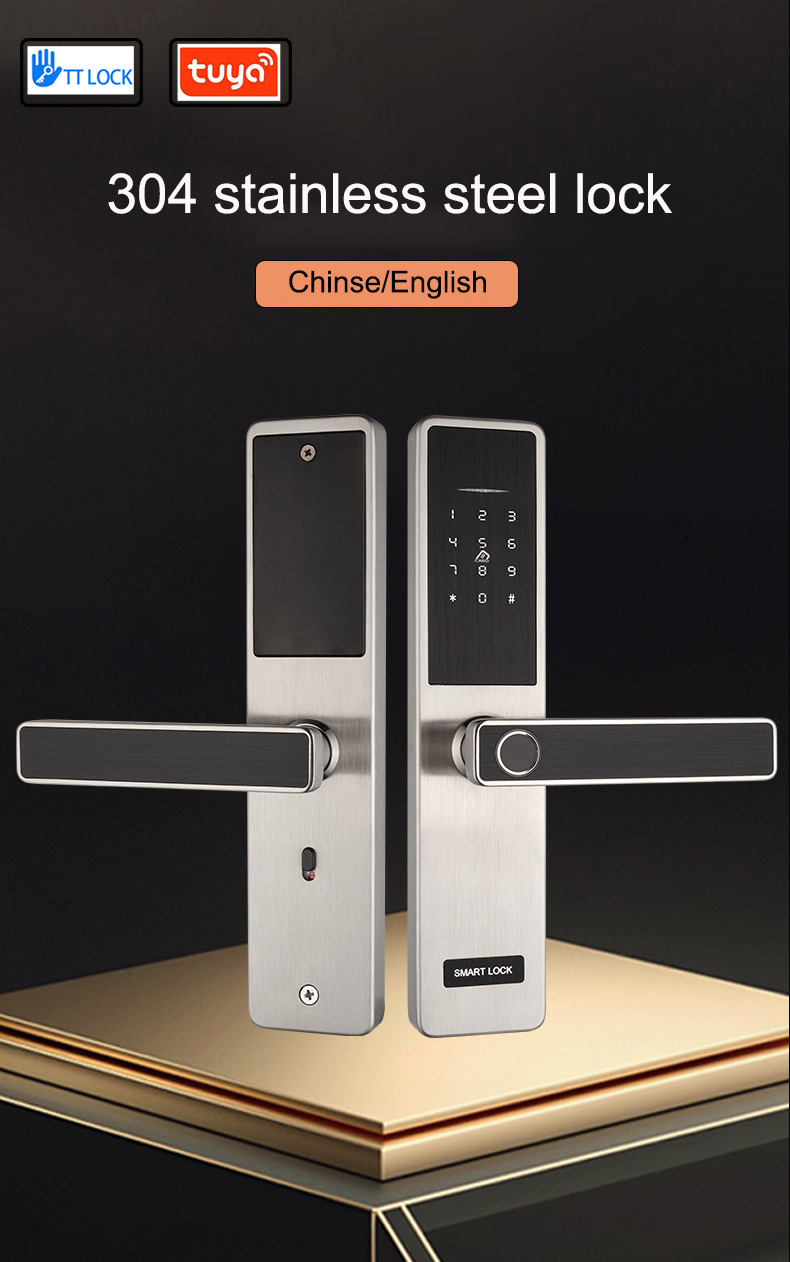 304 Stainless Steel TTlock Bluetooth Door Lock YFBF-2S