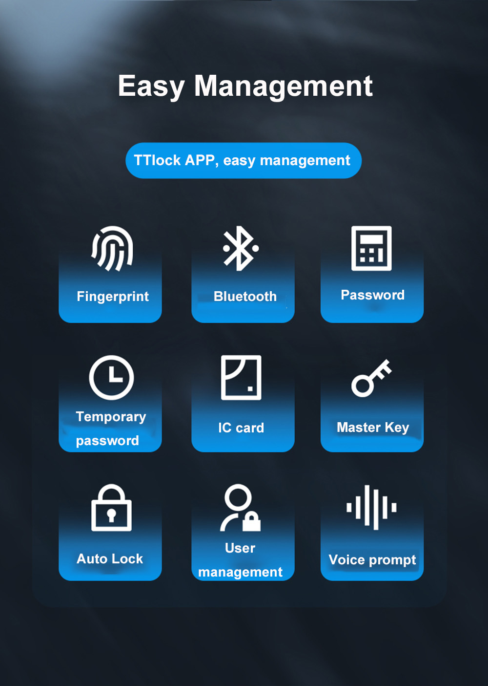 Bluetooth Rim Lock YFBF-N1