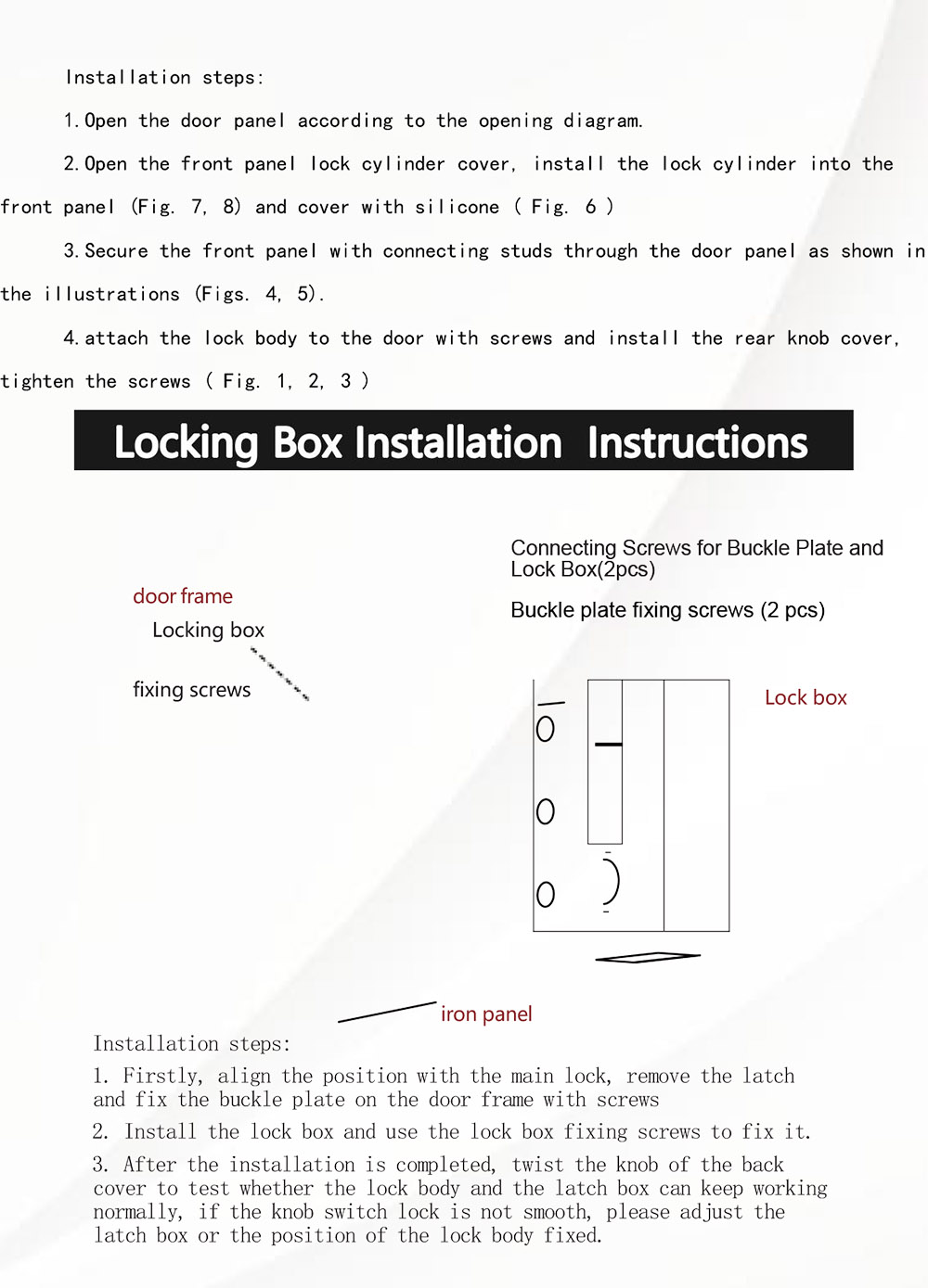 Bluetooth Rim Lock YFBF-N1