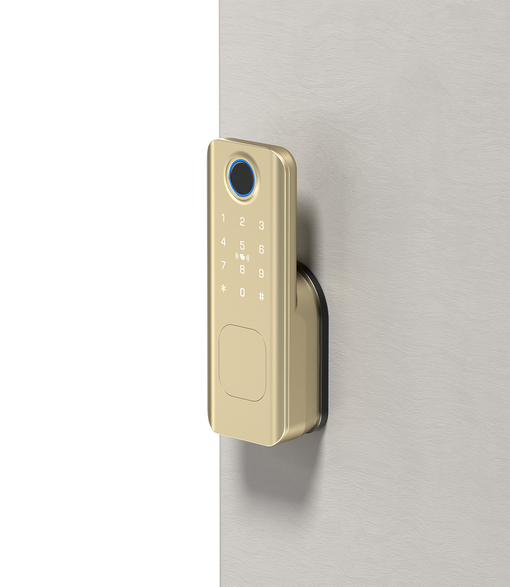 Rim Type Fingerprint Door Lock YFF-N1