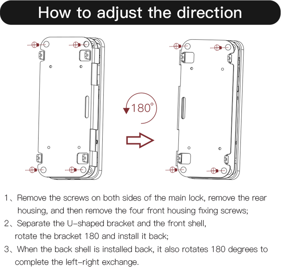 Tuya Bluetooth Glass Door Lock YFBG-806