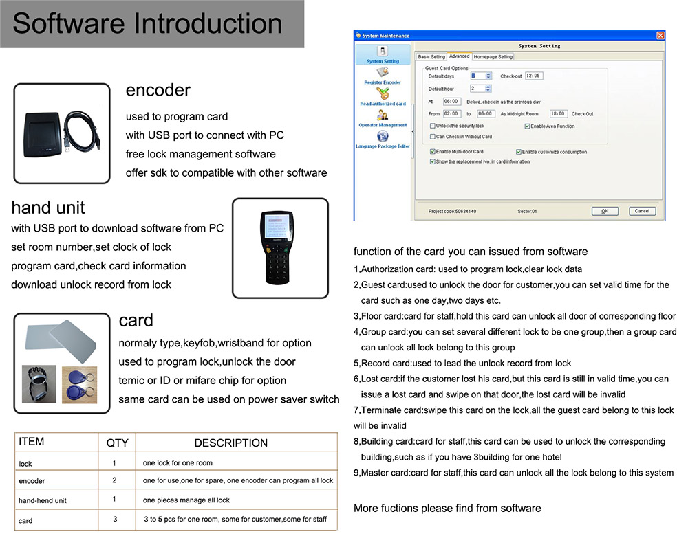 Hotel Lock System YFH-2023