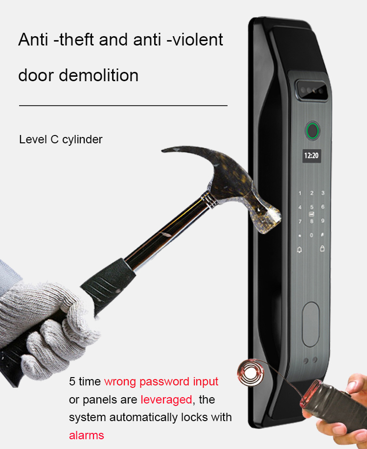 3d Face Recognition Door Lock YFFR-EL05