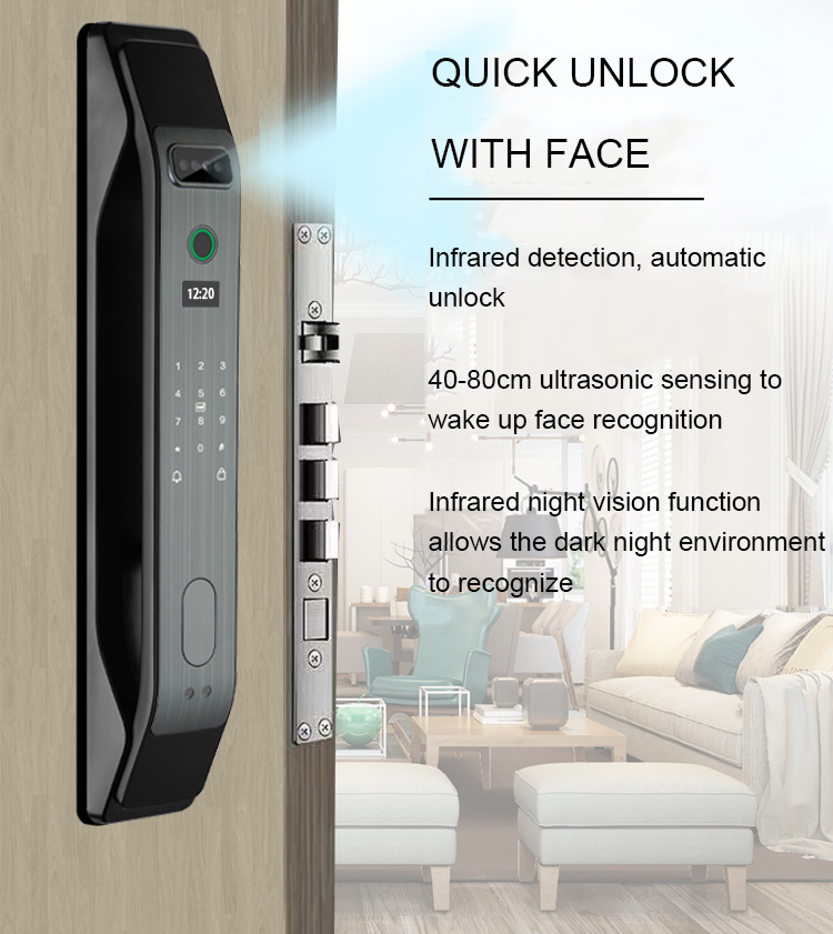 3d Face Recognition Door Lock YFFR-EL05