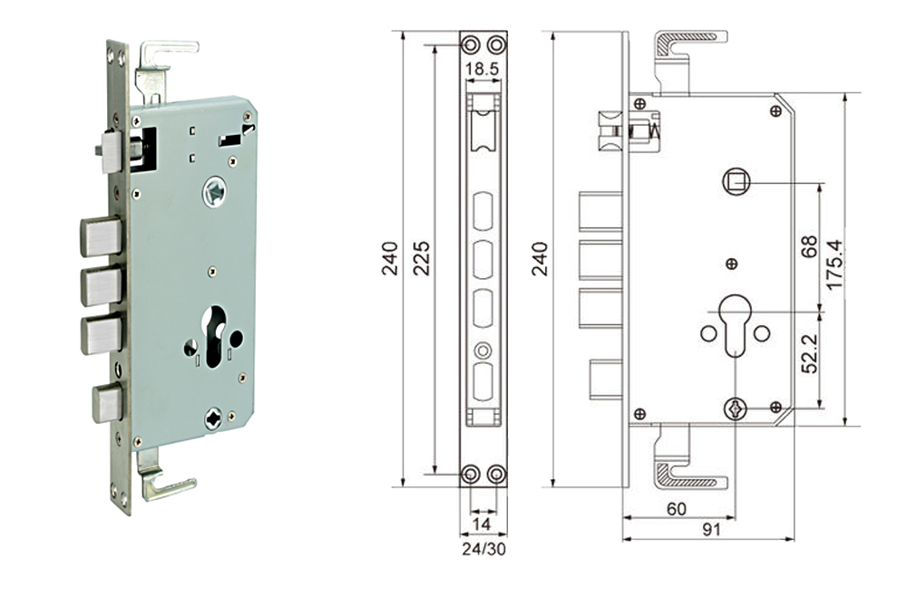 Basic Function Automatic Fingerprint Lock YFF-EL02