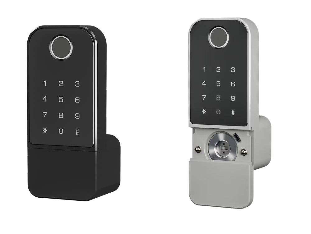 Fingerprint Waterproof Smart Rim Door Lock YFF-X5L