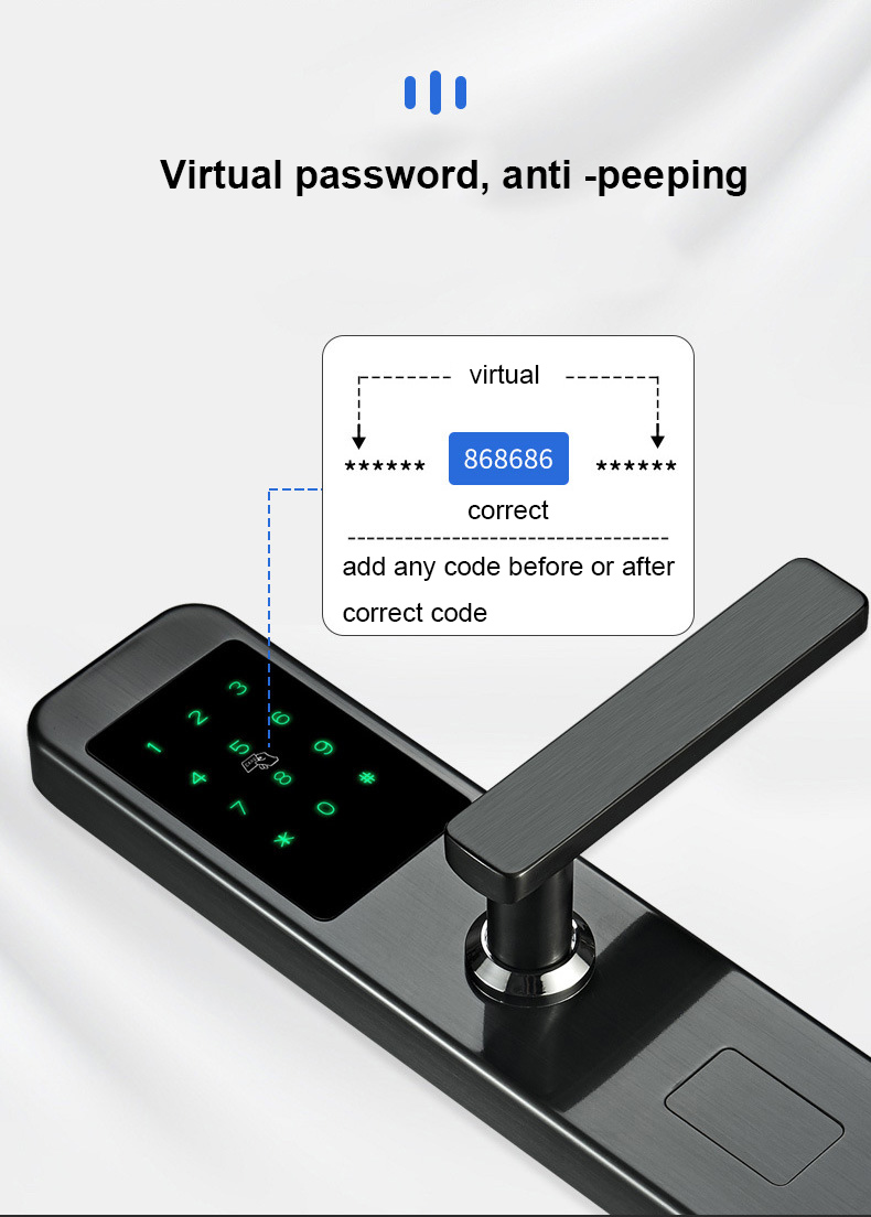 Wifi Remote Control Smart Door Lock YFFW-B335