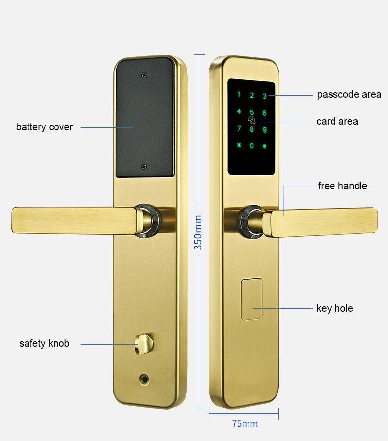 Fingerprint Wifi Door Lock YFFW-B335