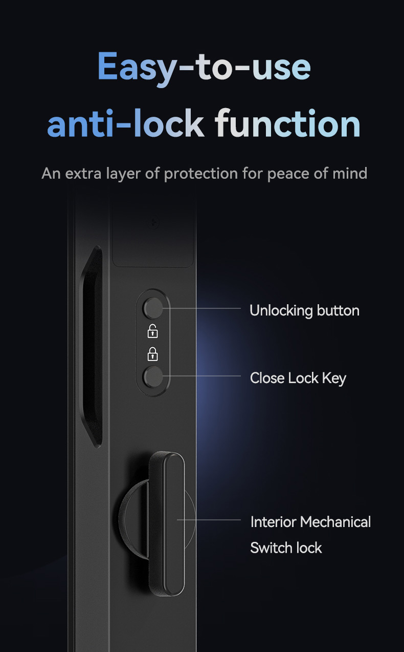 Slim Border Door Use Smart Lock YFBR-Z1plus
