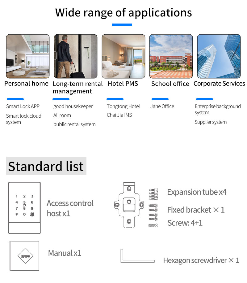 Economic TTlock Bluetooth Access Controller YFBA-K3