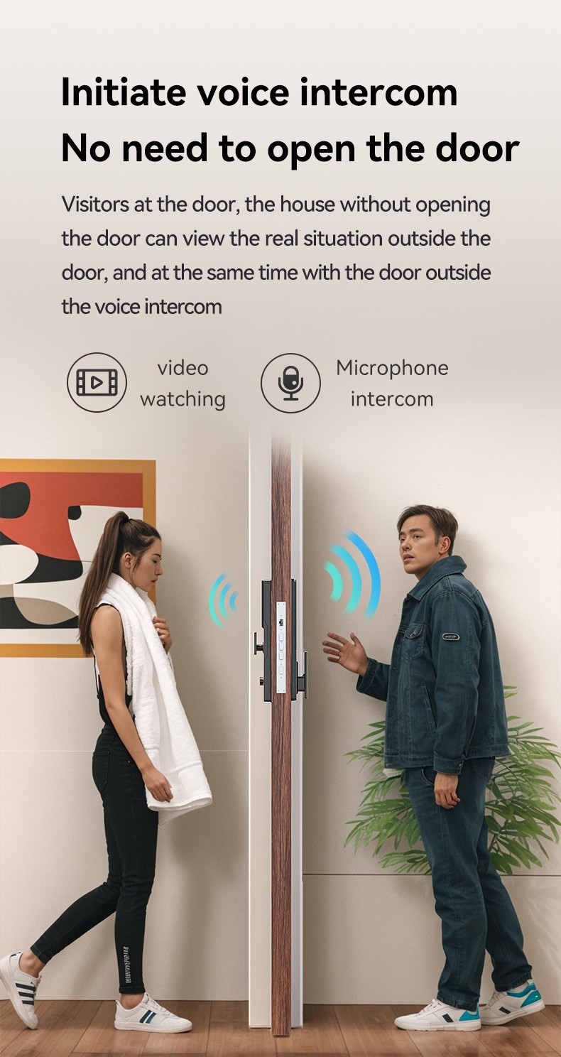 Smart Home Automatic Wifi Lock YFFW-D1PRO MAX