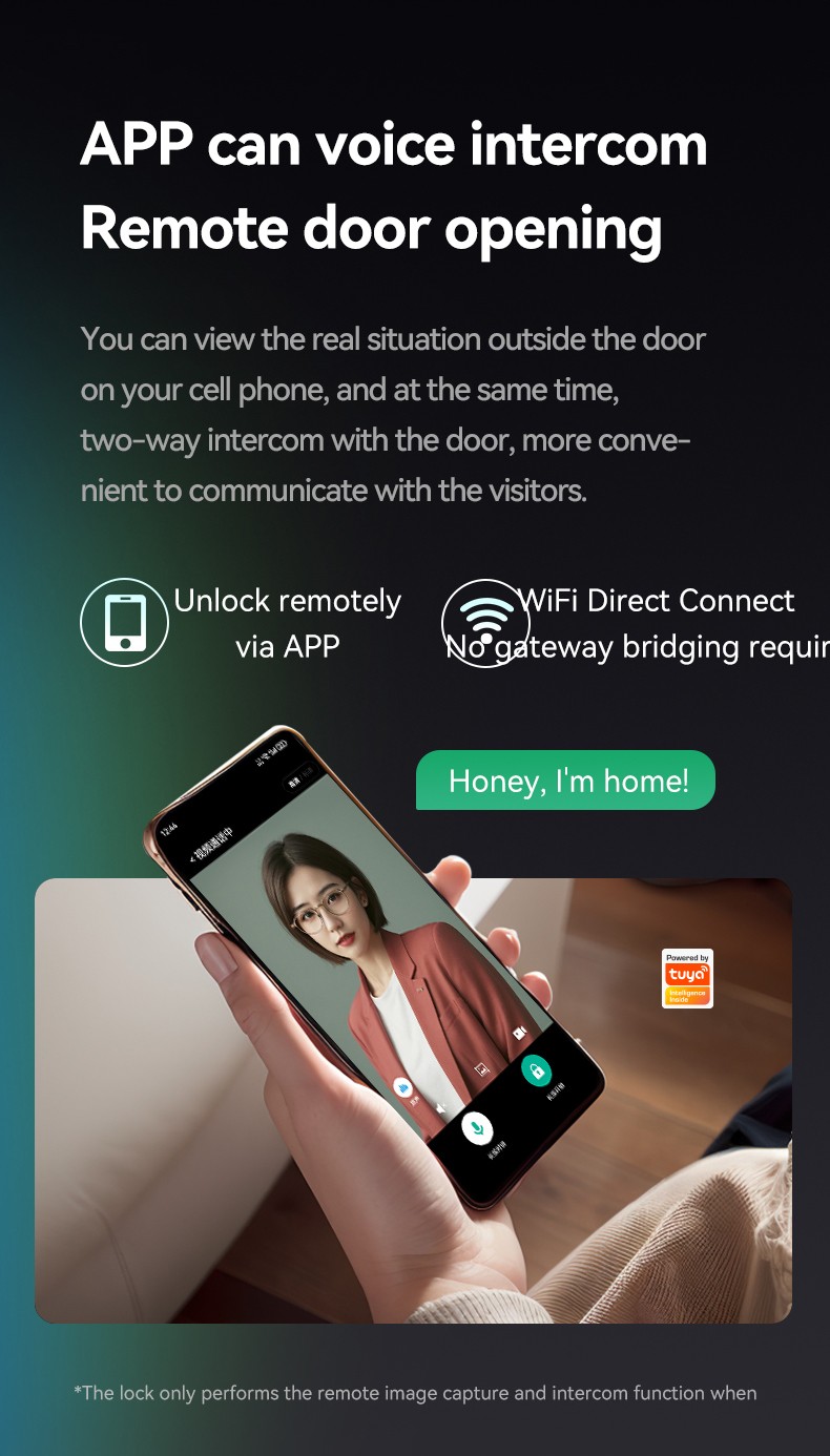 Smart Home Automatic Wifi Lock YFFW-D1PRO MAX