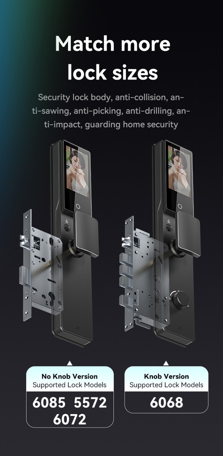 Smart Home Automatic Wifi Lock YFFW-D1PRO MAX