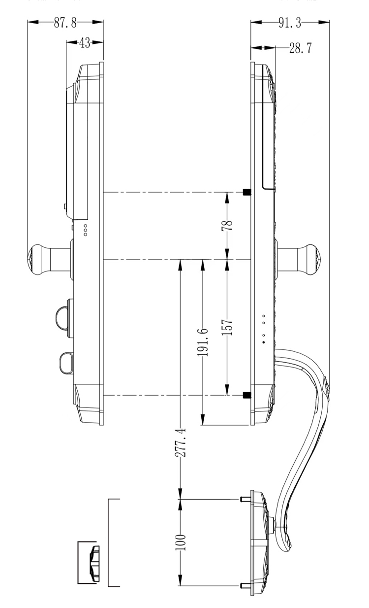 Smart Home Lock YFFR-RY03