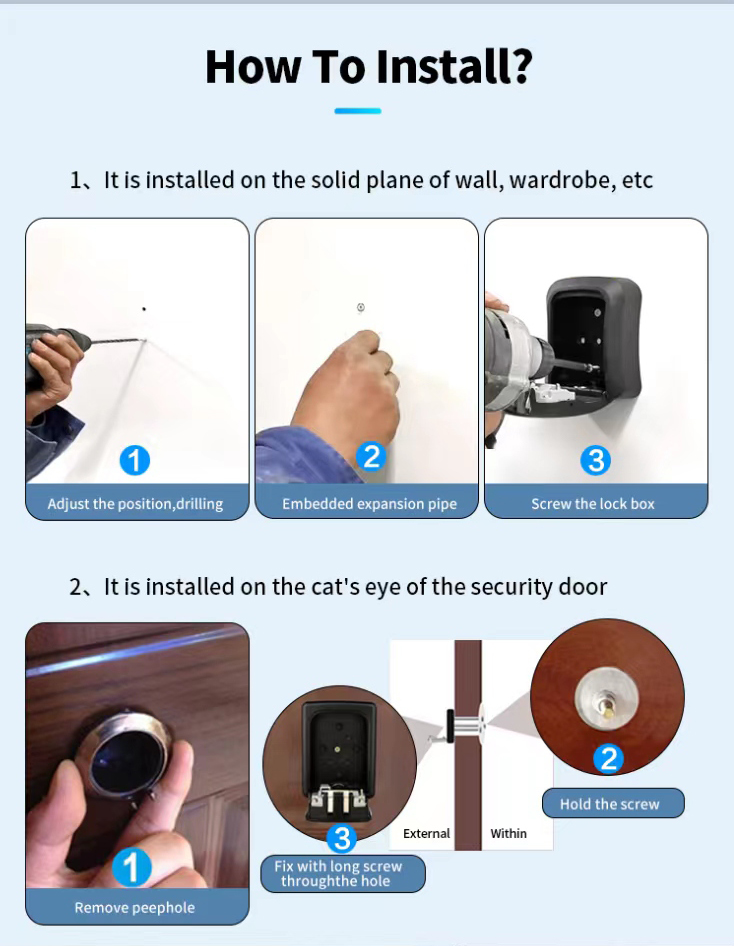 Keypad Smart Key Safe Box YFBK-K01C