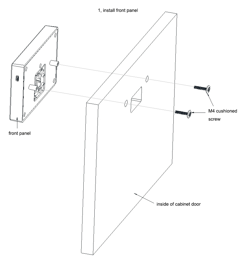 Password Cabinet Lock With Locker Number EMP183