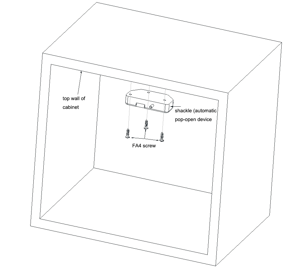 Password Cabinet Lock With Locker Number EMP183