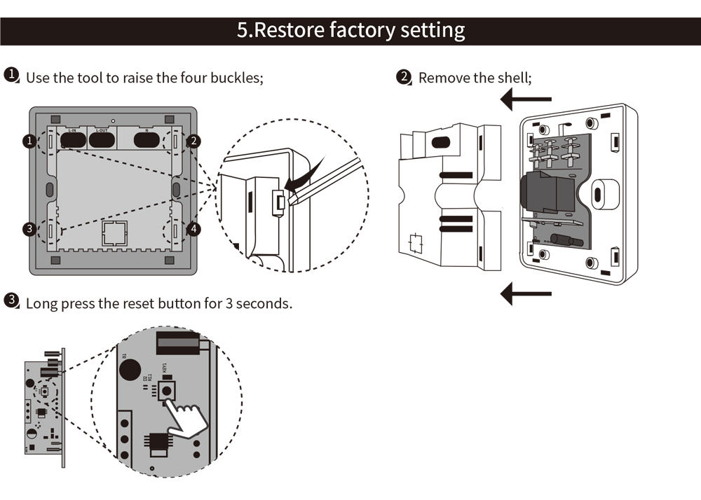 TThotel Compatiable Energy Saving Switch RF-TT