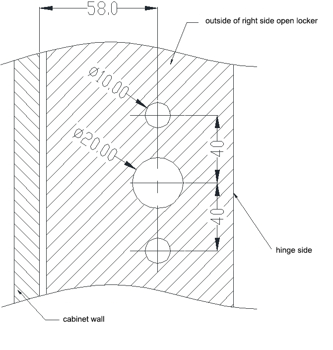 Fingerprint Drawer Lock EMPF-169