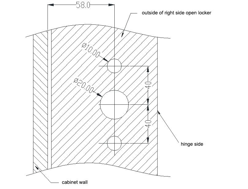 Digital Fingerprint Locker Lock EMPF-182