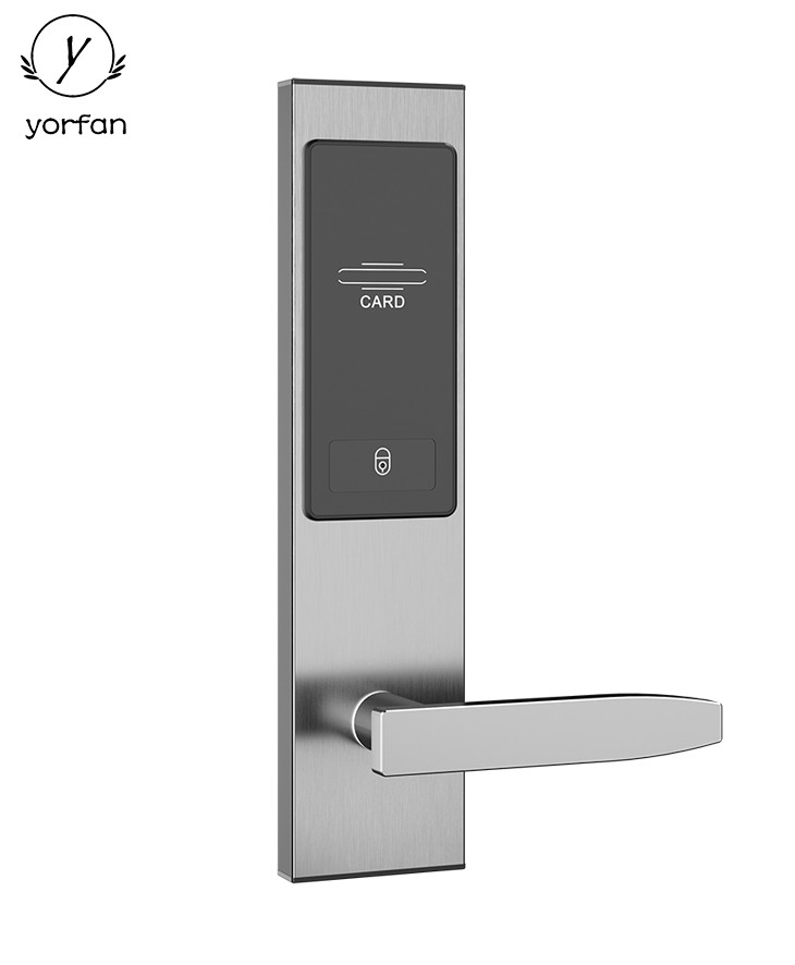 Black Hotel IC Card Lock YFH-2037